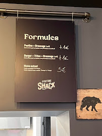 Poutine Shack à Douai menu