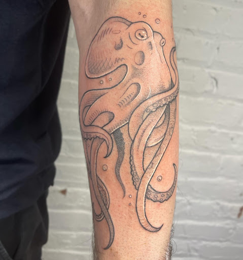 Explore music tattoo ideas men, creative tattoo ideas in Brooklyn, available at Drip Skull Tattoo Studio