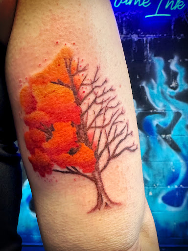 Explore dog paw tattoos ideas, creative tattoo ideas in Little Rock, available at Blu Flame Ink