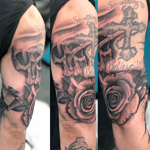 Explore brother bear tattoo ideas, creative tattoo ideas in Lockport, available at Archer Ink Tattoo