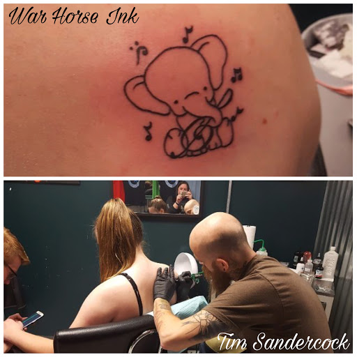 Explore dedication tattoo ideas, creative tattoo ideas in Kent, available at War Horse Ink