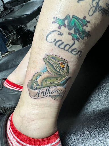 Explore mens back shoulder tattoo ideas, creative tattoo ideas in Gastonia, available at From the Ashes Tattoo Studio