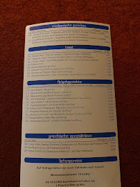 Menu du Indisches Restaurant Vivaldi à Freiberg
