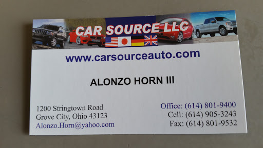 Used Car Dealer «Car Source», reviews and photos, 1200 Stringtown Rd, Grove City, OH 43123, USA