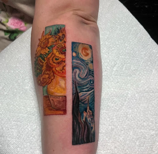 Explore family of four tattoo ideas, creative tattoo ideas in Elkton, available at Skull and Rose Tattoo Studio