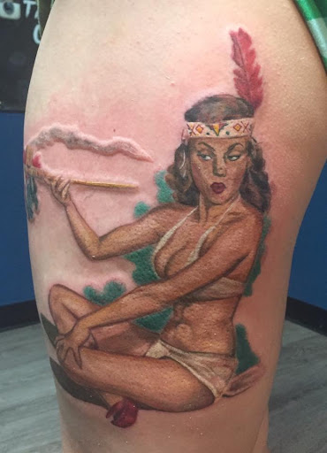 Explore pulp fiction tattoo ideas, creative tattoo ideas in Augusta, available at Mr. Tattoo