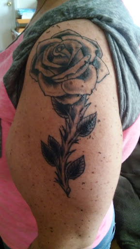 Explore mermaid tail tattoo ideas, creative tattoo ideas in Germantown, available at Ambrotos Tattoo