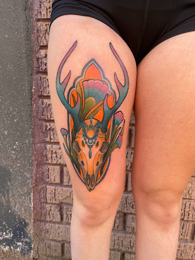 Explore tattoo ideas for men shoulder, creative tattoo ideas in Albuquerque, available at Blacklist Tattoo Parlour Tattoo Shop in Albuquerque