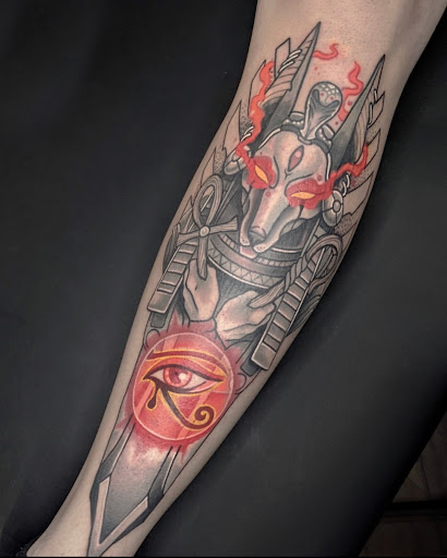 Explore lock tattoo ideas, creative tattoo ideas in Dothan, available at Dinosaur Tattoo Company