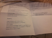 Menu du Albero Fiorito à Vicoforte