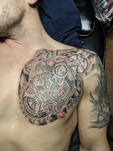 Explore music tattoo ideas sleeve, creative tattoo ideas in Butler, available at The Ink Vault