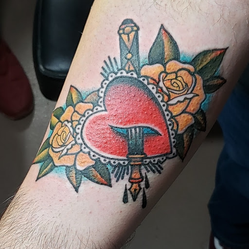 Explore adventurer tattoo ideas, creative tattoo ideas in Johns Island, available at The Gilded Mermaid Tattoo Studio