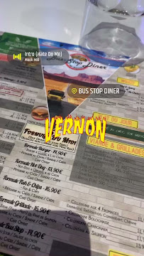 Bus Stop Diner à Vernon menu