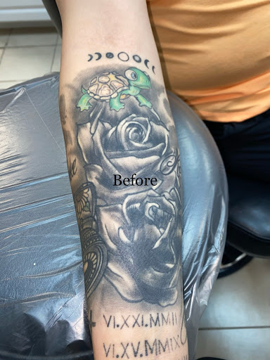 Explore dragon age tattoo ideas, creative tattoo ideas in Lebanon, available at Infinity Ink Tattoo and Body Piercings