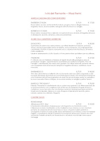 Menu / carte de La Ferramenta del Gusto Emiliano à Turin
