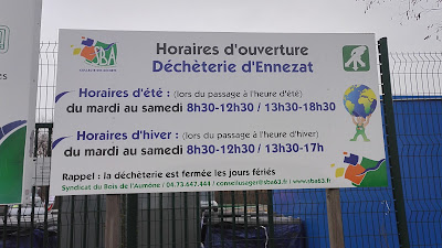 Déchetterie d'Ennezat - Syndicat du Bois de l'Aumone à Ennezat