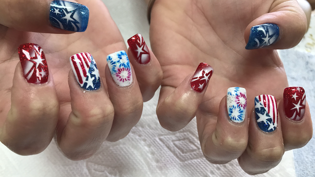 Floral Nails 34452