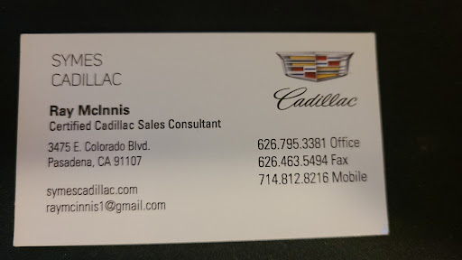 Cadillac Dealer «Symes Cadillac», reviews and photos, 3475 E Colorado Blvd, Pasadena, CA 91107, USA