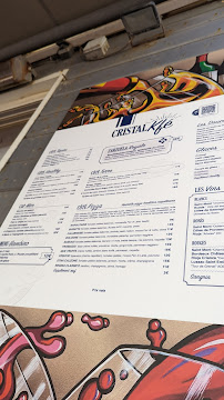 Cristal Kfé à Biarritz menu