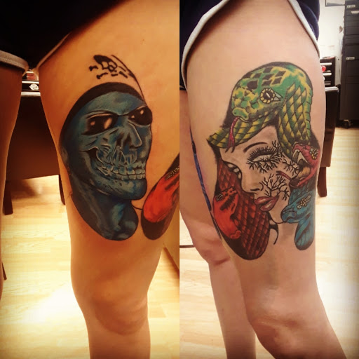 Tattoo Shop «A - Town Ink Tattoo Studio», reviews and photos, 1313 Jackson St, Anderson, IN 46016, USA