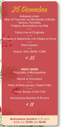 Il Borgo Ariccia à Ariccia menu