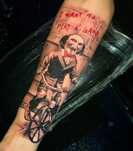 Explore medical doctor tattoo ideas, creative tattoo ideas in Roanoke, available at Saint Cecilias Art Studio