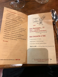 L'Ami Jean à Paris menu