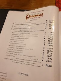 La Locanda dei Ghiottoni à Oriago carte