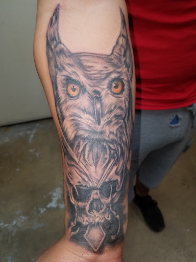 Explore hello kitty tattoo ideas, creative tattoo ideas in Odessa, available at Little Dragon Tattoos Studio