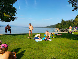 Vinelz Strand'in fotoğrafı düz bir kıyı şeridi ile birlikte