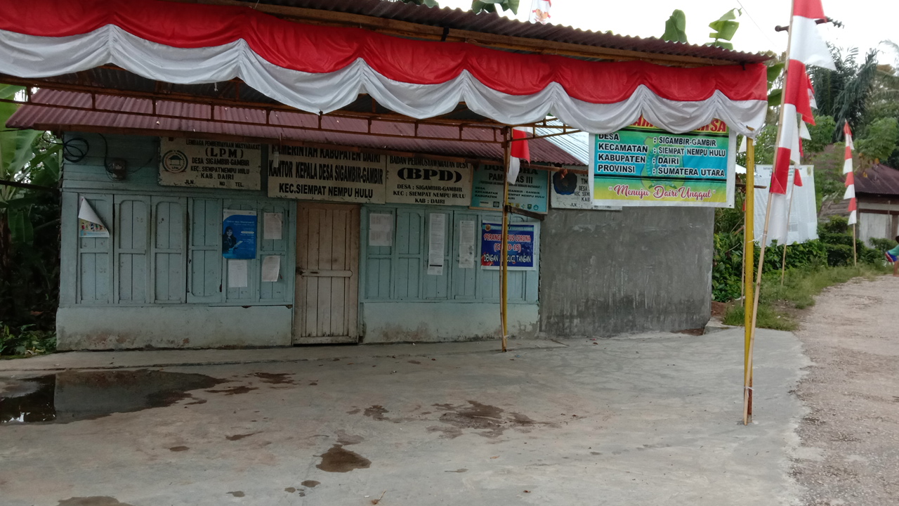 Kantor Kepala Desa Sigambir-gambir Kec. Siempat Nempu Hulu, Dairi Photo