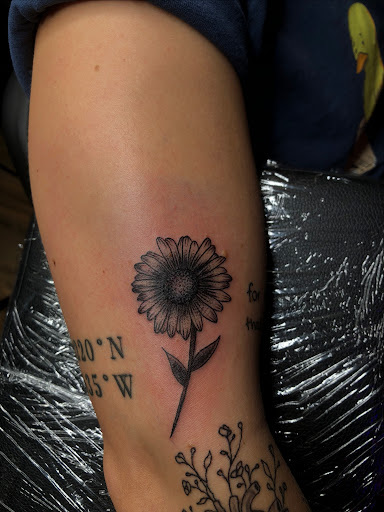 Explore leg tattoo ideas male, creative tattoo ideas in North Tonawanda, available at Dark Side Ink Tattoo Studio