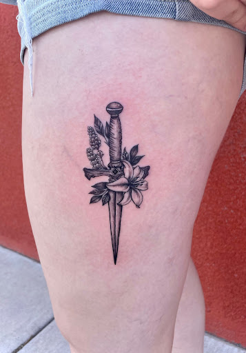 Explore mens behind ear tattoo ideas, creative tattoo ideas in Peoria, available at Modern Ink Tattoo