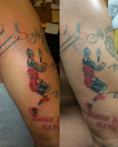 Explore overlord tattoo ideas, creative tattoo ideas in Foley, available at Black Sheep Custom Tattoos and Piercings