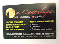 Restaurant Bar Cantalupa à Cavaria con Premezzo (le menu)