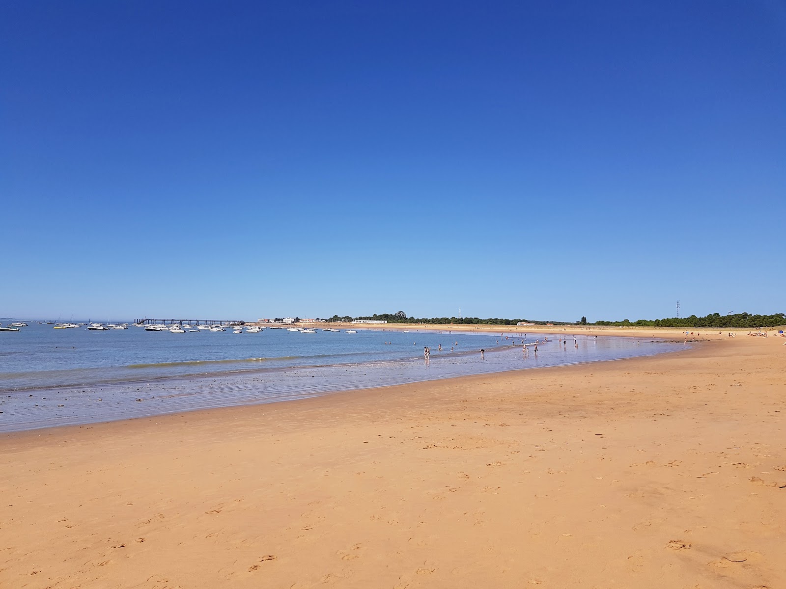Foto di Clemenceau beach con una superficie del sabbia beige