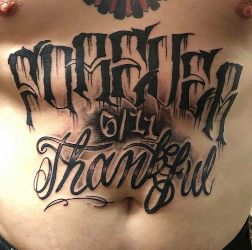 Explore tree tattoo sleeve ideas, creative tattoo ideas in Nashville, available at Queen of Hearts Tattoos & Body Piercing