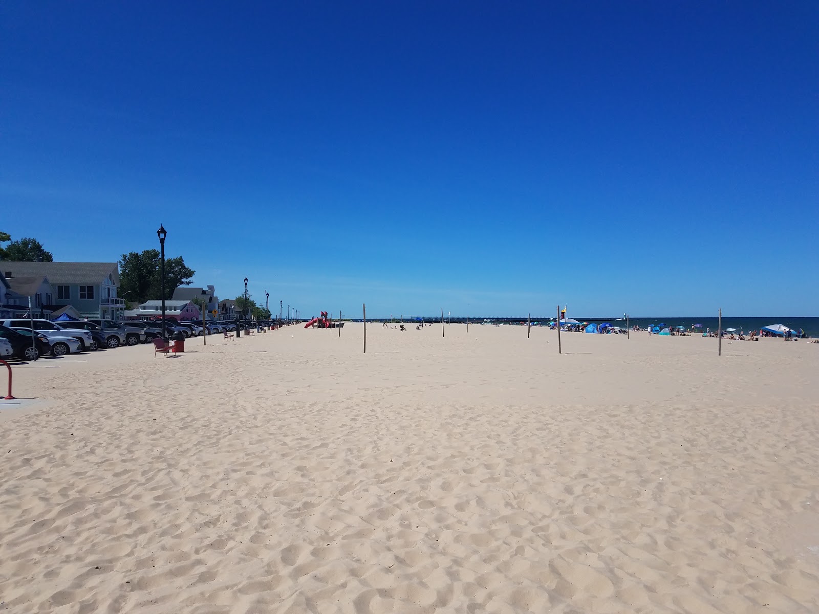 Foto av North Beach och bosättningen