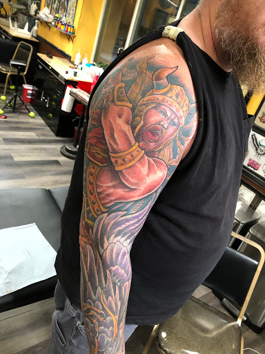 Explore underwater tattoo ideas, creative tattoo ideas in Duluth, available at Gitchee Gumee Tattoo