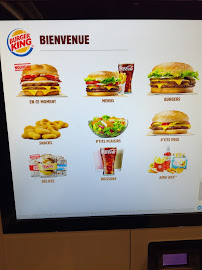 Burger King à Feytiat carte