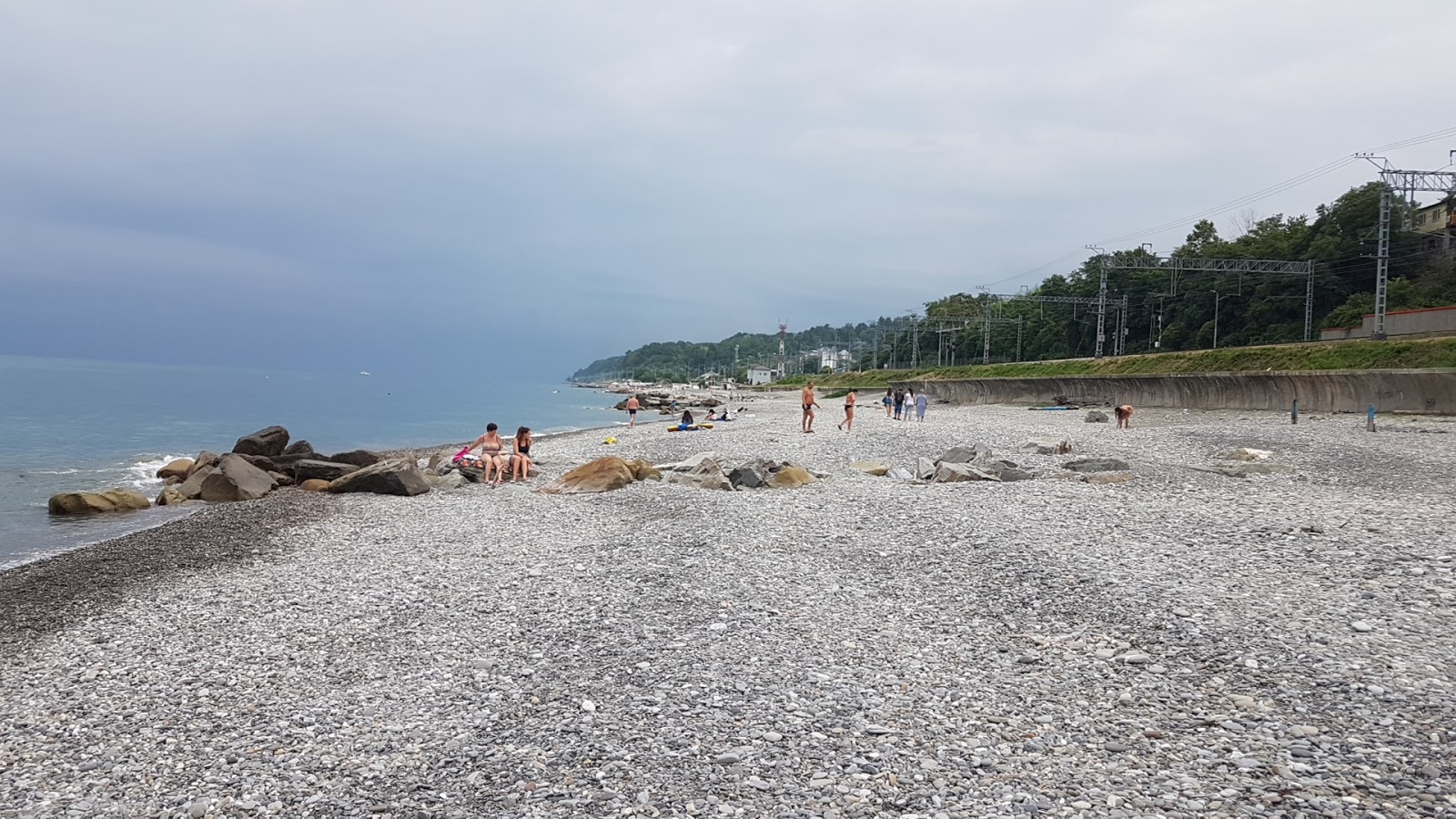 Photo de Yakornaya Shchel beach - endroit populaire parmi les connaisseurs de la détente