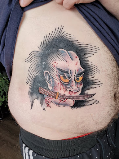 Explore angel tattoo ideas, creative tattoo ideas in Kennewick, available at Powers Tattoo Company