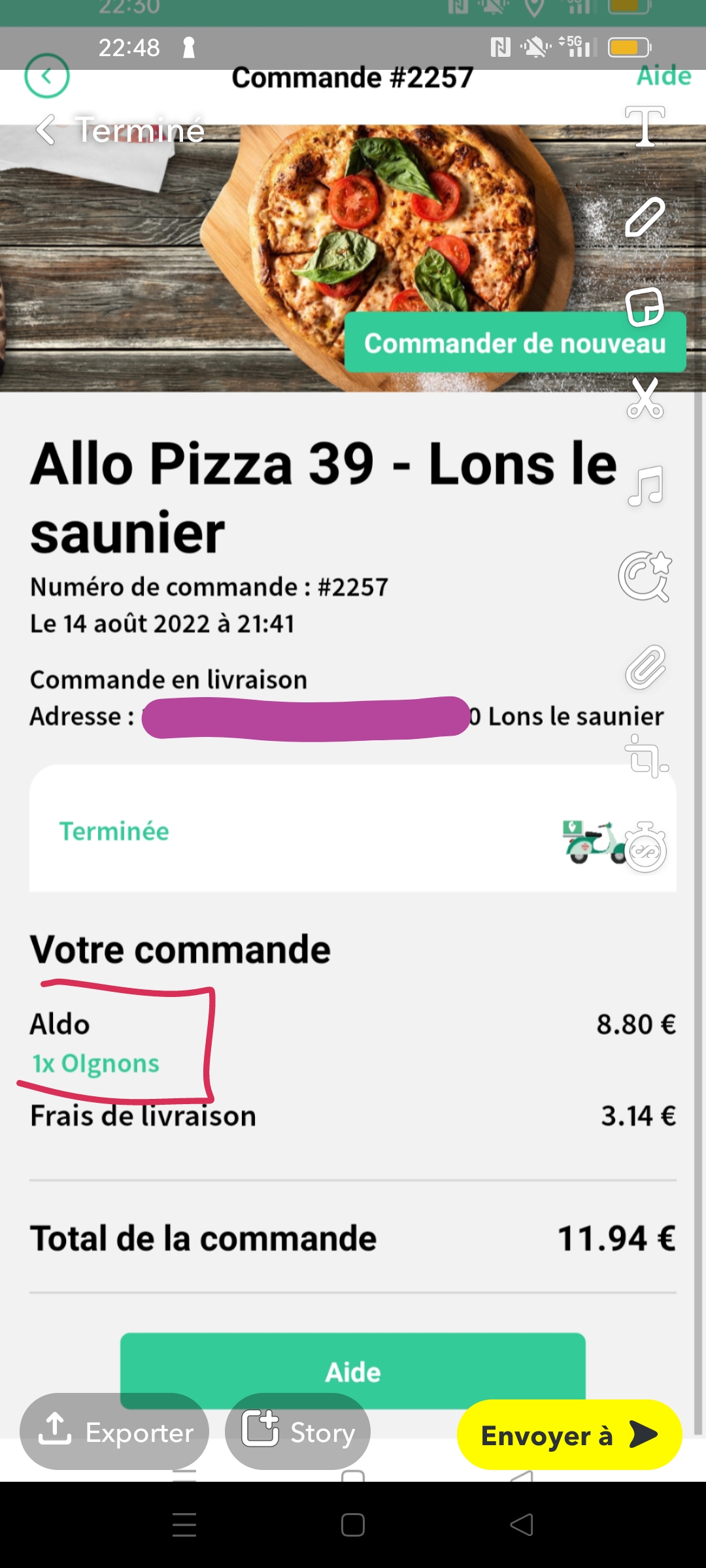 Photo n° 1 de l'avis de Lor.i fait le 14/08/2022 à 20:49