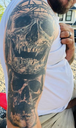 Explore slot machine tattoo ideas, creative tattoo ideas in Roanoke, available at Mischief Ink Tattoo