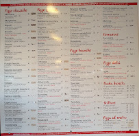 Menu du Arte Bianca Pizzeria à Rimini