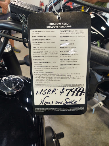 Motorcycle Dealer «RC Hill Honda Powersports», reviews and photos, 560 S Woodland Blvd, DeLand, FL 32720, USA