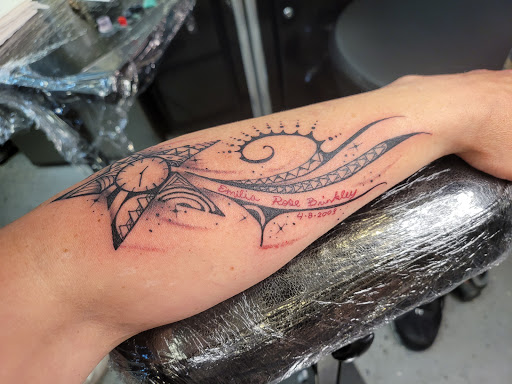 Explore inside forearm tattoo ideas, creative tattoo ideas in Kailua Kona, available at Kaeo Hawaii Tattoo & Creative Studio