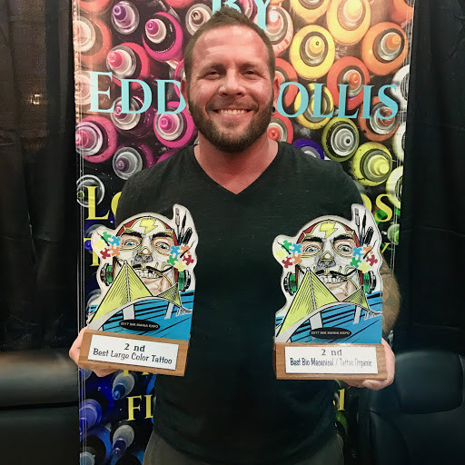 Explore blade runner tattoo ideas, creative tattoo ideas in Pinellas Park, available at Lollis Studios Tattoo Company