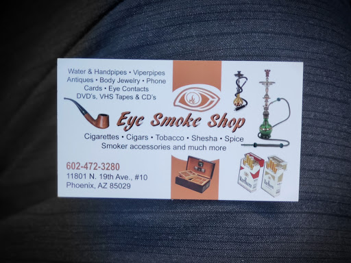 Tobacco Shop «EYE Smoke Shop», reviews and photos, 11801 N 19th Ave #10, Phoenix, AZ 85029, USA