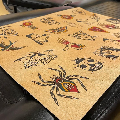 Explore calf tattoo ideas for women, creative tattoo ideas in Charlottesville, available at Have Heart Tattoo